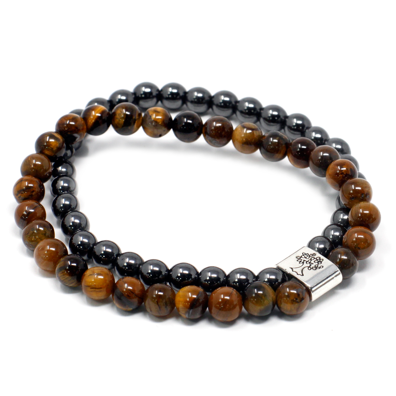 Tiger Eye Magnetic Gemstone Bracelet 