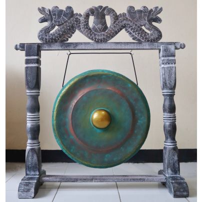 Medium Gong in Stand - 35cm - Greenwash