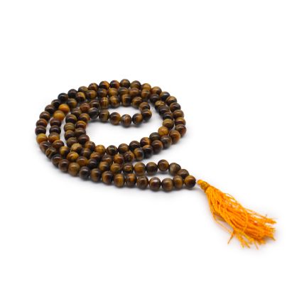 108 Bead Mala - Tiger's Eye