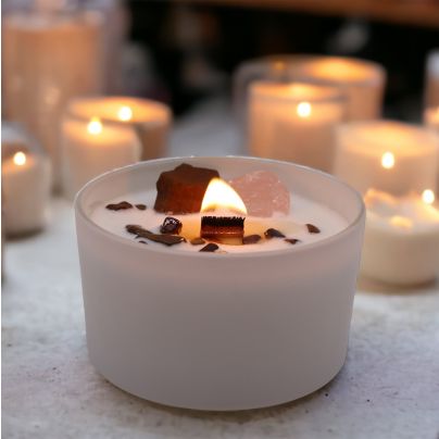 Chakra Crystal Candles - Sacral Chakra