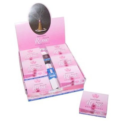 Fresh Rose Dhoop Cones