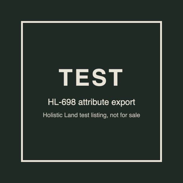 TEST HL698 configurable export