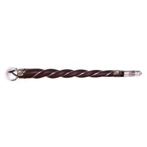 Twisted Wood and Rock Quartz Wand