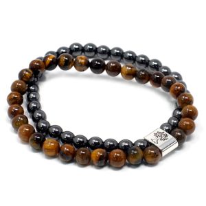 Tiger Eye Magnetic Gemstone Bracelet 