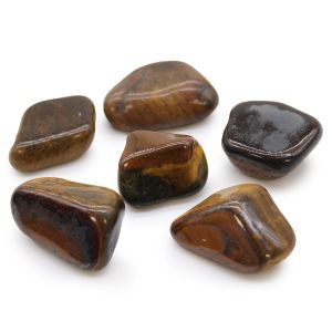 Large Tumble Stones - Tiger's Eye - Varigated
