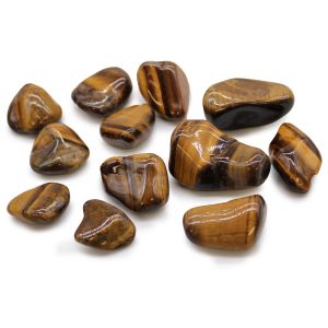 Medium Tumble Stones - Tiger's Eye - Golden
