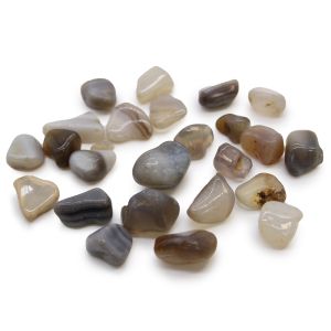 Small Tumble Stones - Grey Agate - Botswana