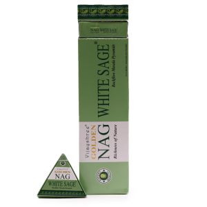 JGN - White Sage Backflow Incense Cones