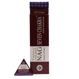 JGN - Seven Chakra Backflow Incense Cones