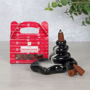 Satya Dragon's Blood Backflow Dhoop Cones