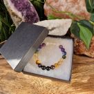 Chakra balancing crystal bracelet in eco-friendly gift box 